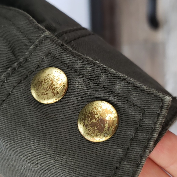 J. Crew Relaxed Boyfriend Field Jacket in Olive Size Small - Picture 9 of 13